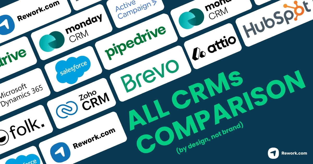 CRM Comparison 2025: Breaking down all CRMs by Design, not by Brand