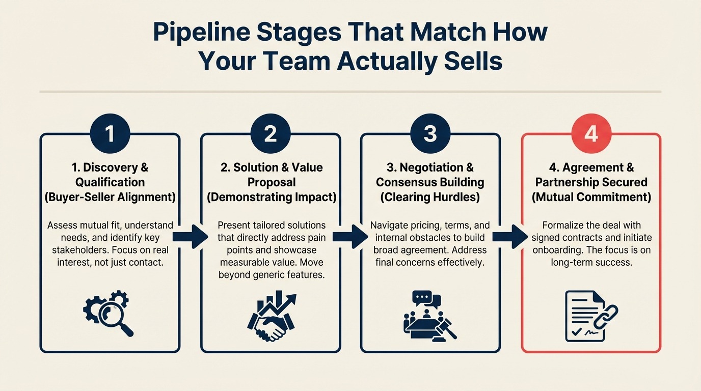 Pipeline Stages That Match How Your Team Actually Sells