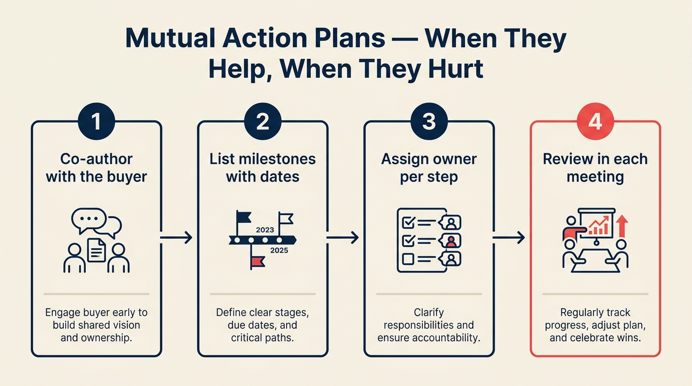Mutual action plan, 4 langkah untuk membuat rencana bersama yang benar-benar diikuti pembeli
