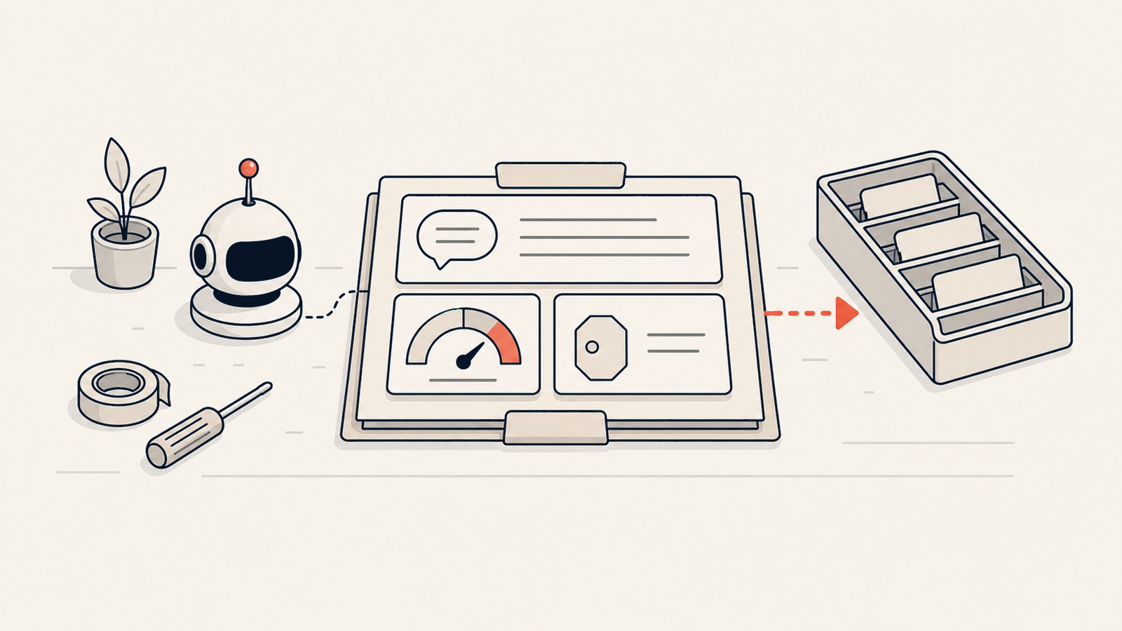 AI Chatbot QA Agent Inline-Visual zeigt Übergabe-Kontextpaket