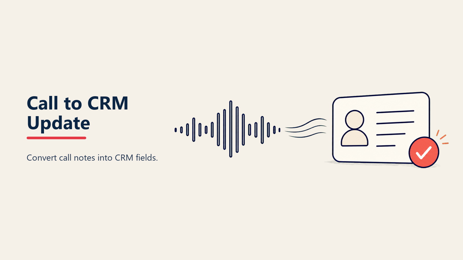 Call-zu-CRM-Automatisierung: KI extrahiert wichtige Deal-Daten aus Transkripten und pusht sie ins CRM