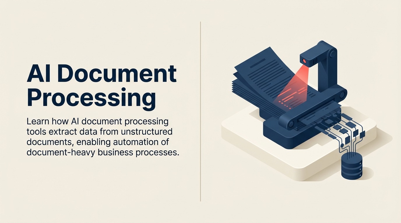 AI document processing pipeline turning invoices, forms, and contracts into validated structured records