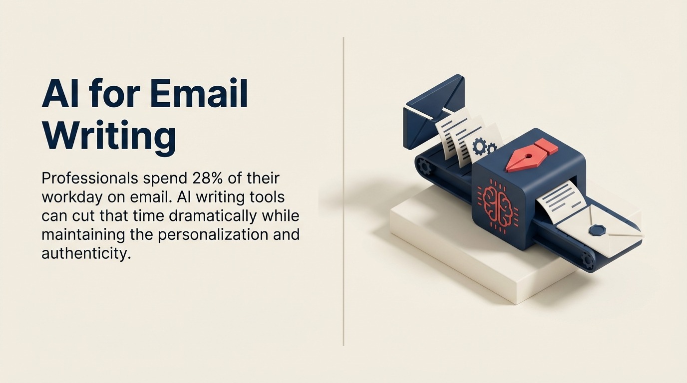 AI email drafting system with human tone control