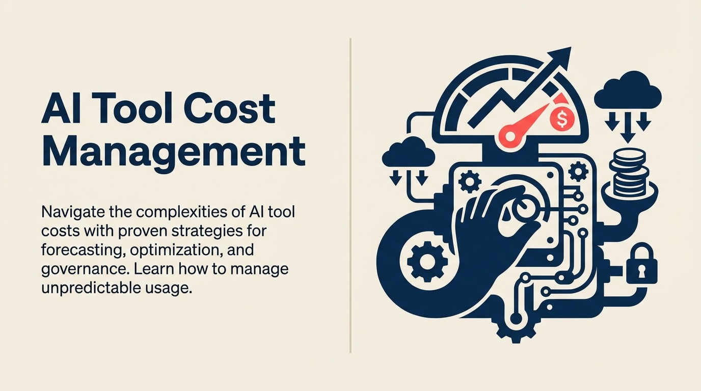 AI budget control console balancing usage, forecasts, contracts, and ROI