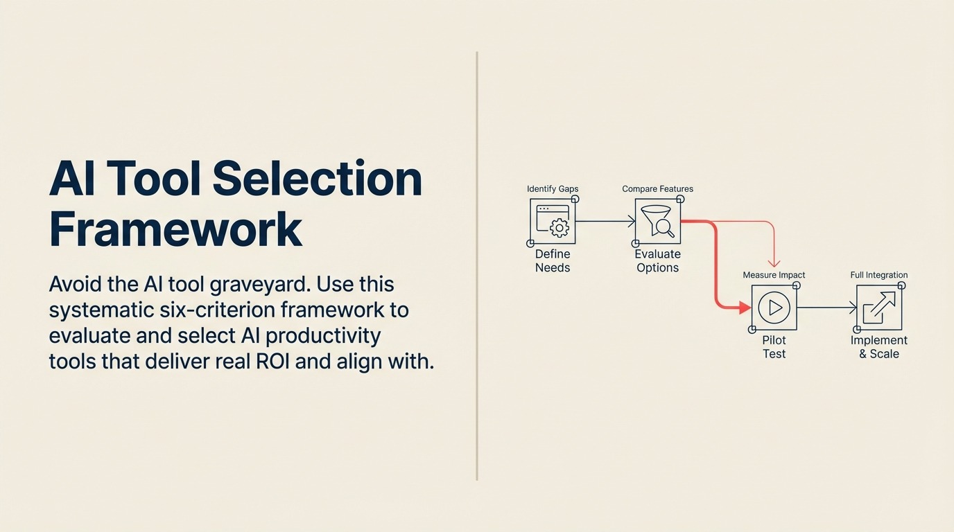 AI Tool Selection Framework visual for ai tool selection framework