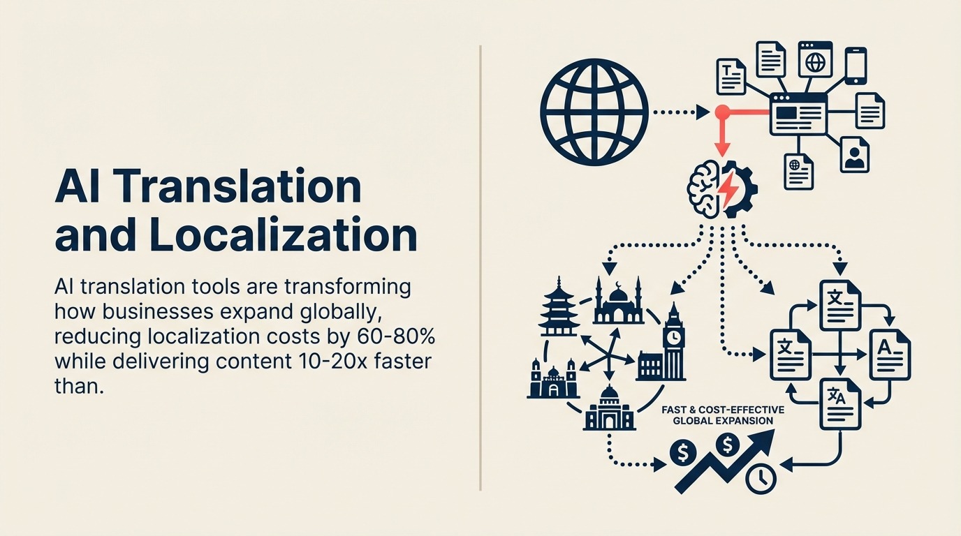 AI translation bridge scaling global content through a native-speaker quality checkpoint