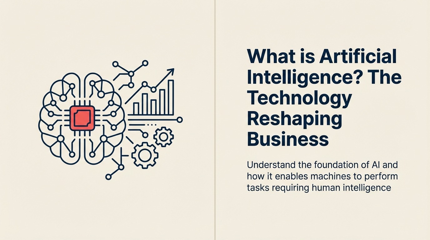 What Is Artificial Intelligence? shown as four-facet capability engine