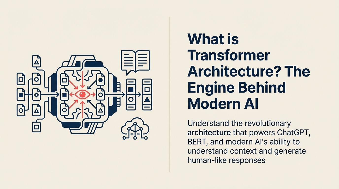 What Is Transformer Architecture? shown as attention lens viewing an entire sequence at once