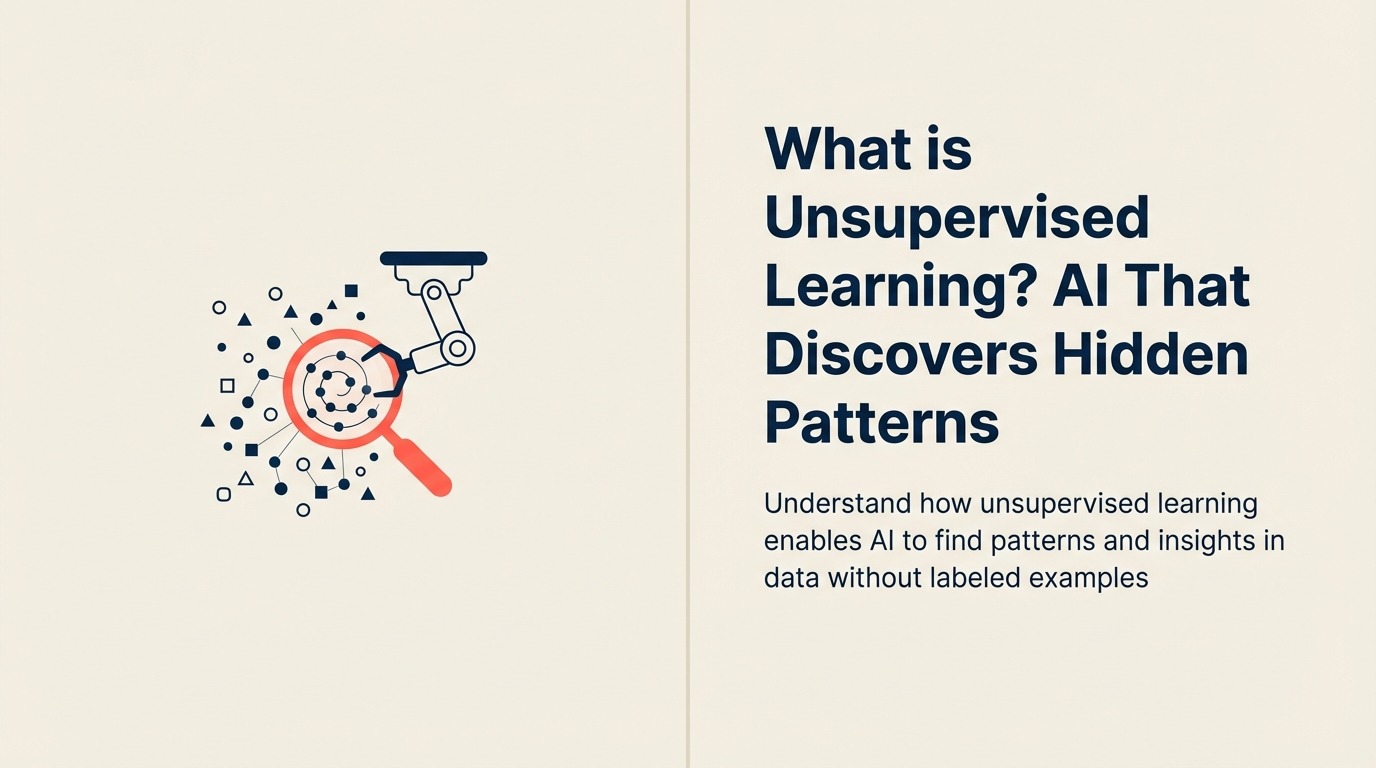 What Is Unsupervised Learning? illustrated with pattern-discovery lens