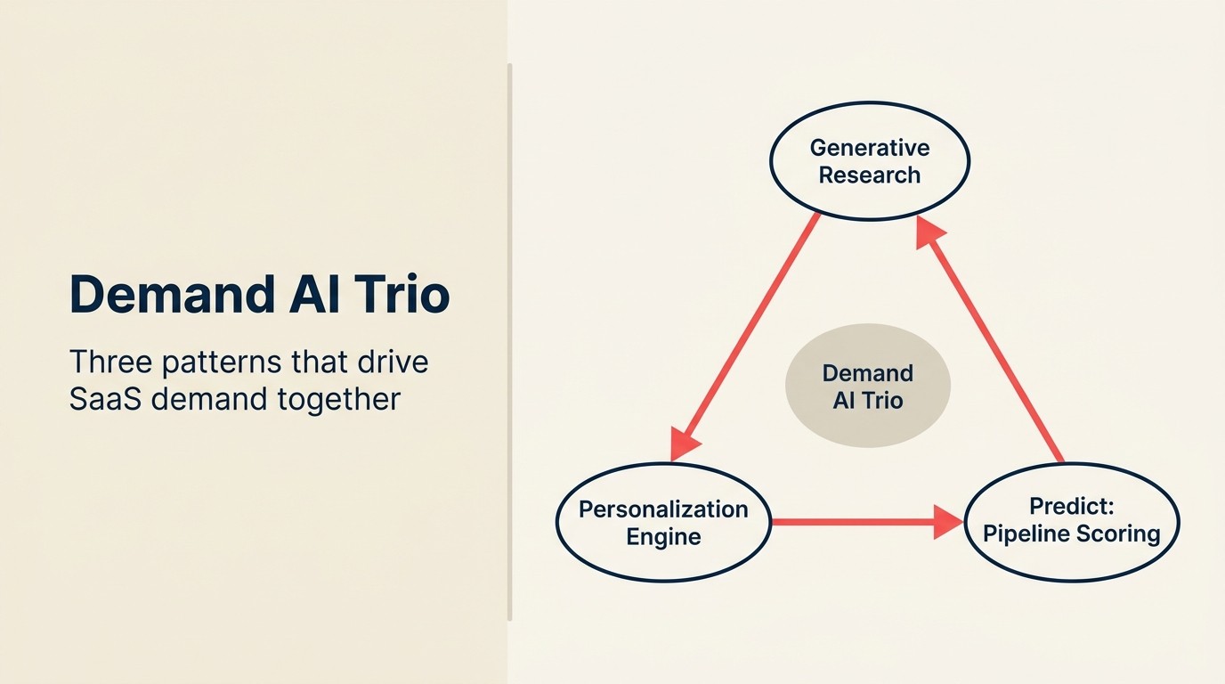 Demand AI Trio: ba patterns cùng thúc đẩy SaaS demand