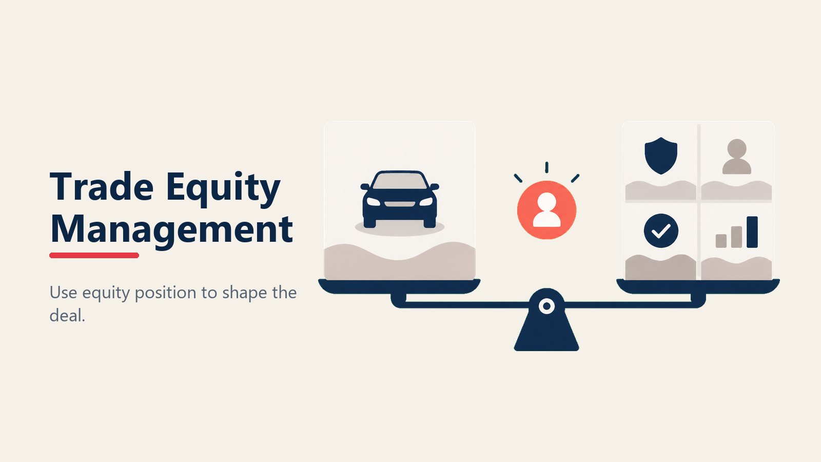 Gestión de equity de trade-in en la estructura de negocio del concesionario