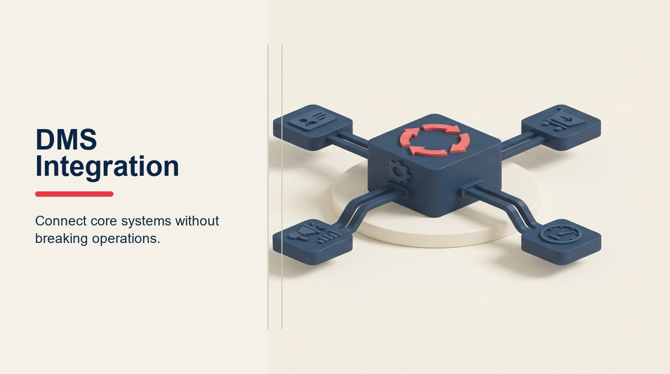 DMS Integration Best Practices illustrated with DMS bridge hub