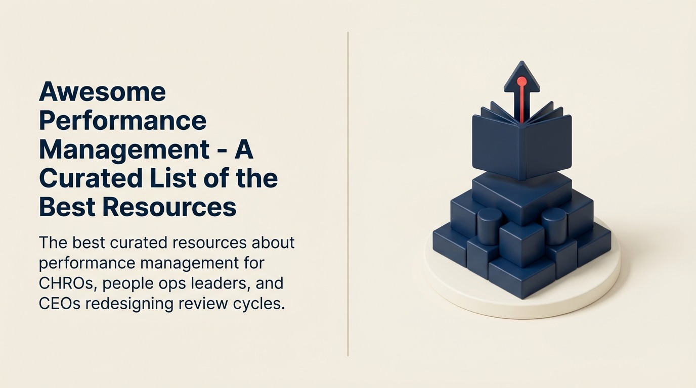 Performance management resources loop connecting goals, feedback, coaching, evaluation, and growth