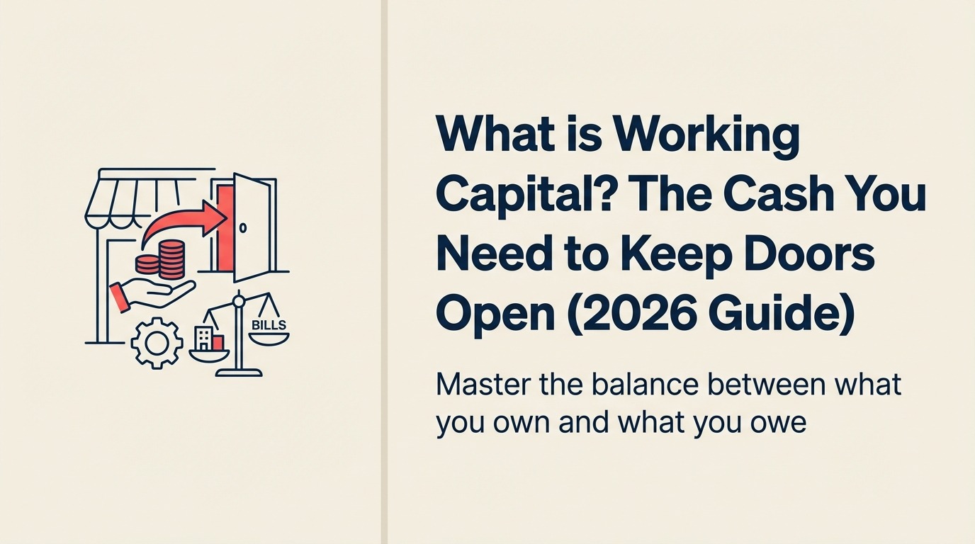 What is working capital shown as breathing room between current assets and current liabilities