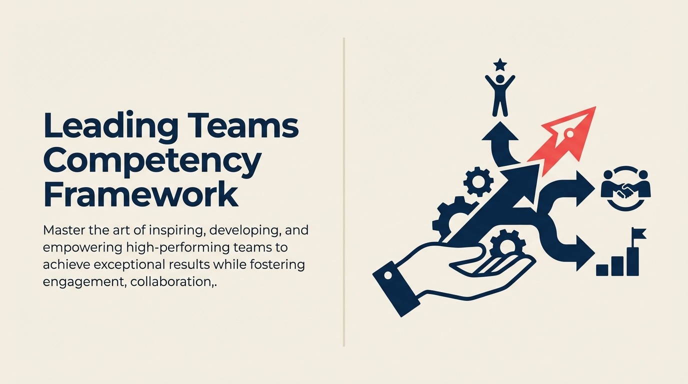 Leading teams competency shown as a conductor aligning diverse talents toward one shared result