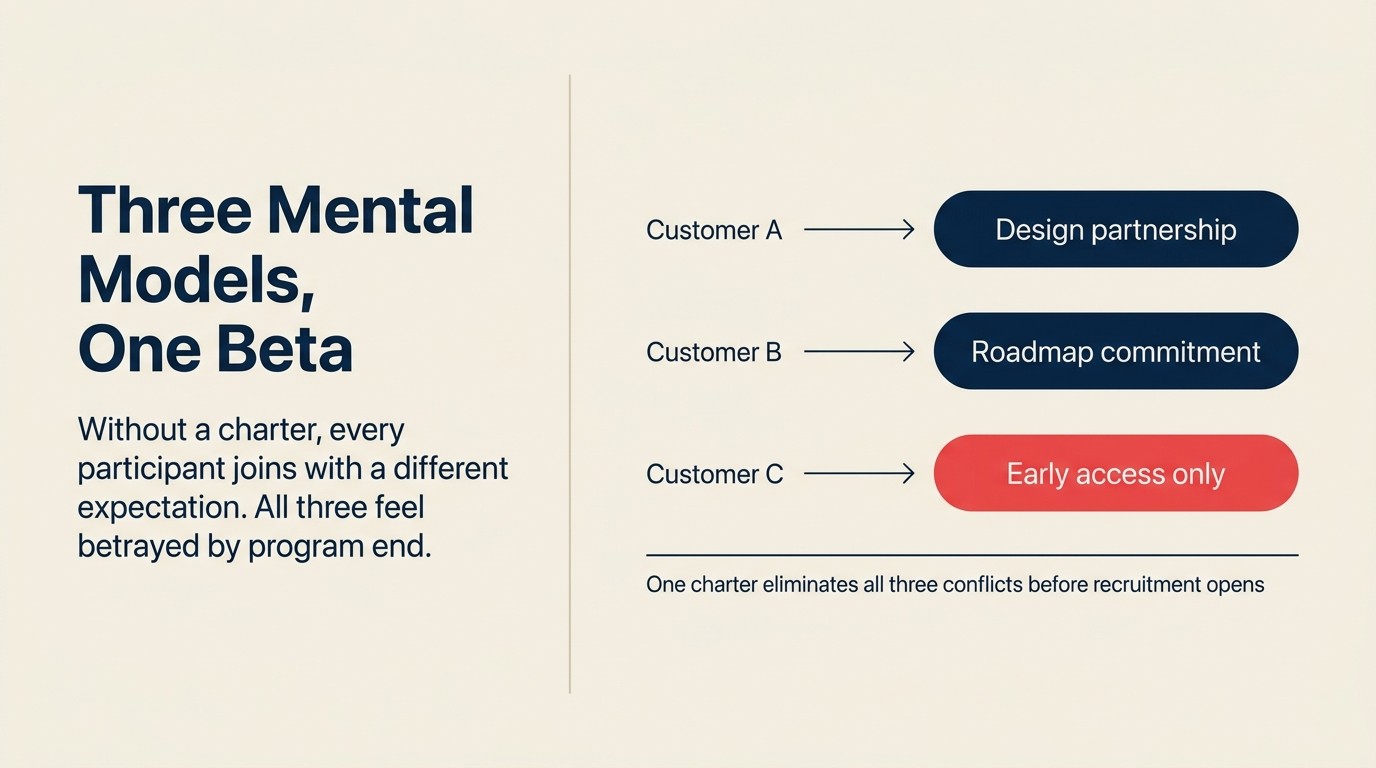 Three customer mental models that cause beta program failure