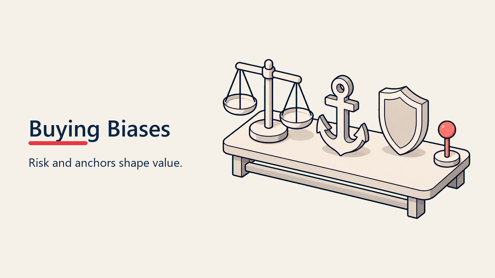 Cognitive biases shaping B2B buying decisions with loss aversion and anchoring