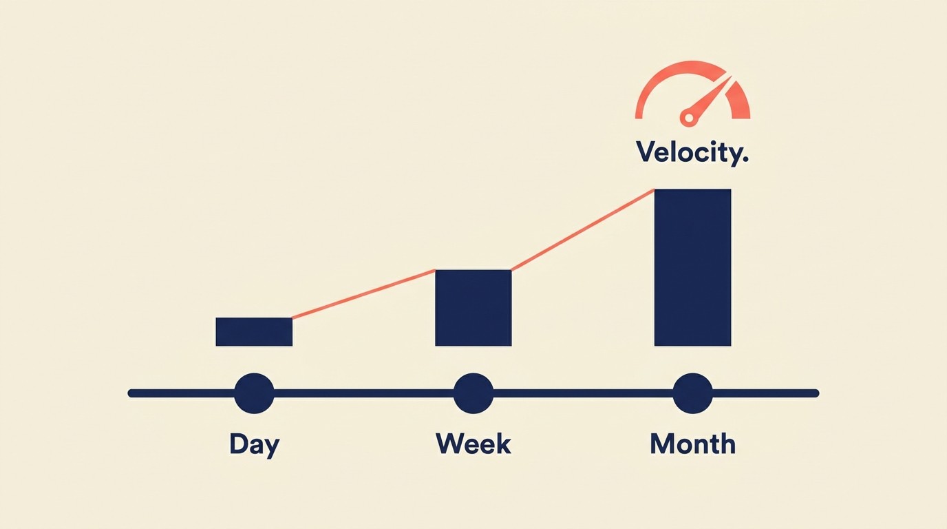 Sales-Velocity-Trendlinie: Wie aktuelle Tagesverkäufe die organische Amazon-Ranking-Dynamik antreiben