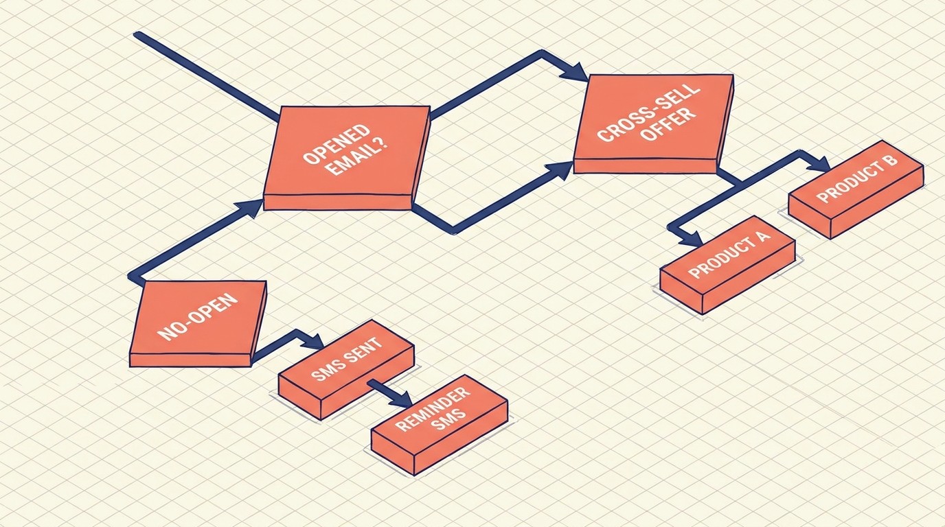 Mejores prácticas de diseño de workflow con disparadores, ramificación y optimización de retrasos