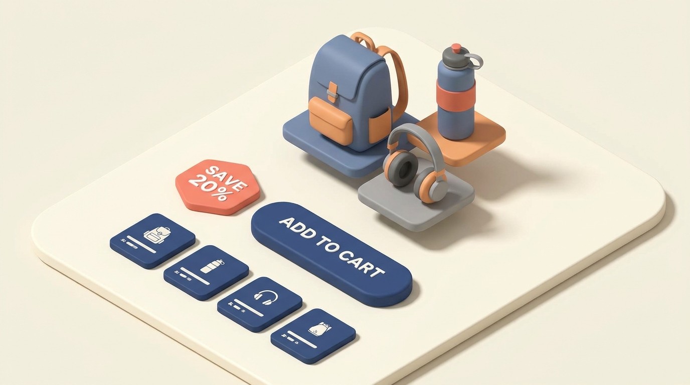 Bundle-Präsentationsplatzierungen auf Produktseiten, dedizierten Seiten und Mobile