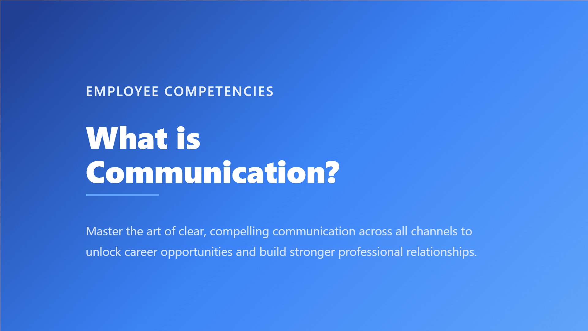 Communication turning tangled ideas into a clear message for the right audience