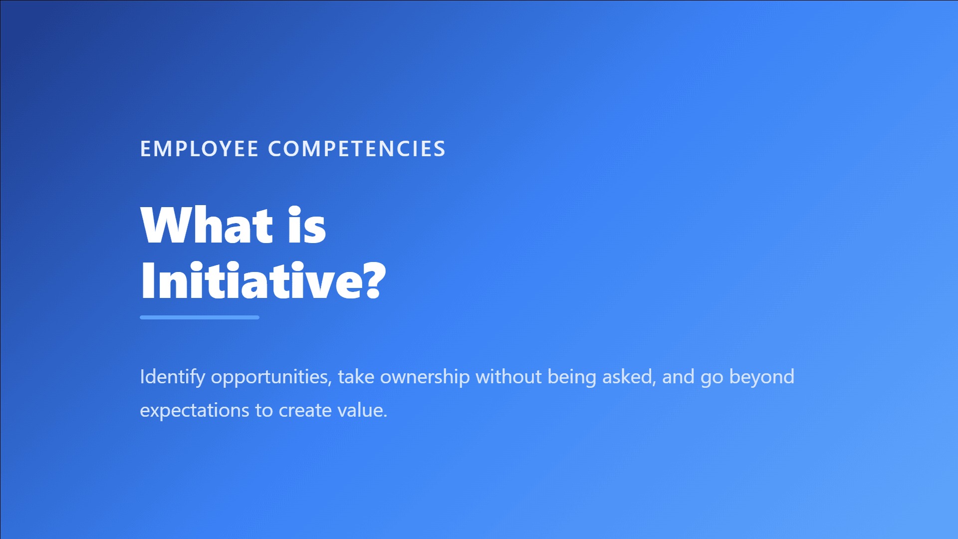 What Is Initiative at Work? illustrated with a poised domino-like lever making the first move to activate a useful chain, with the initiating piece in coral and a clear ownership flag