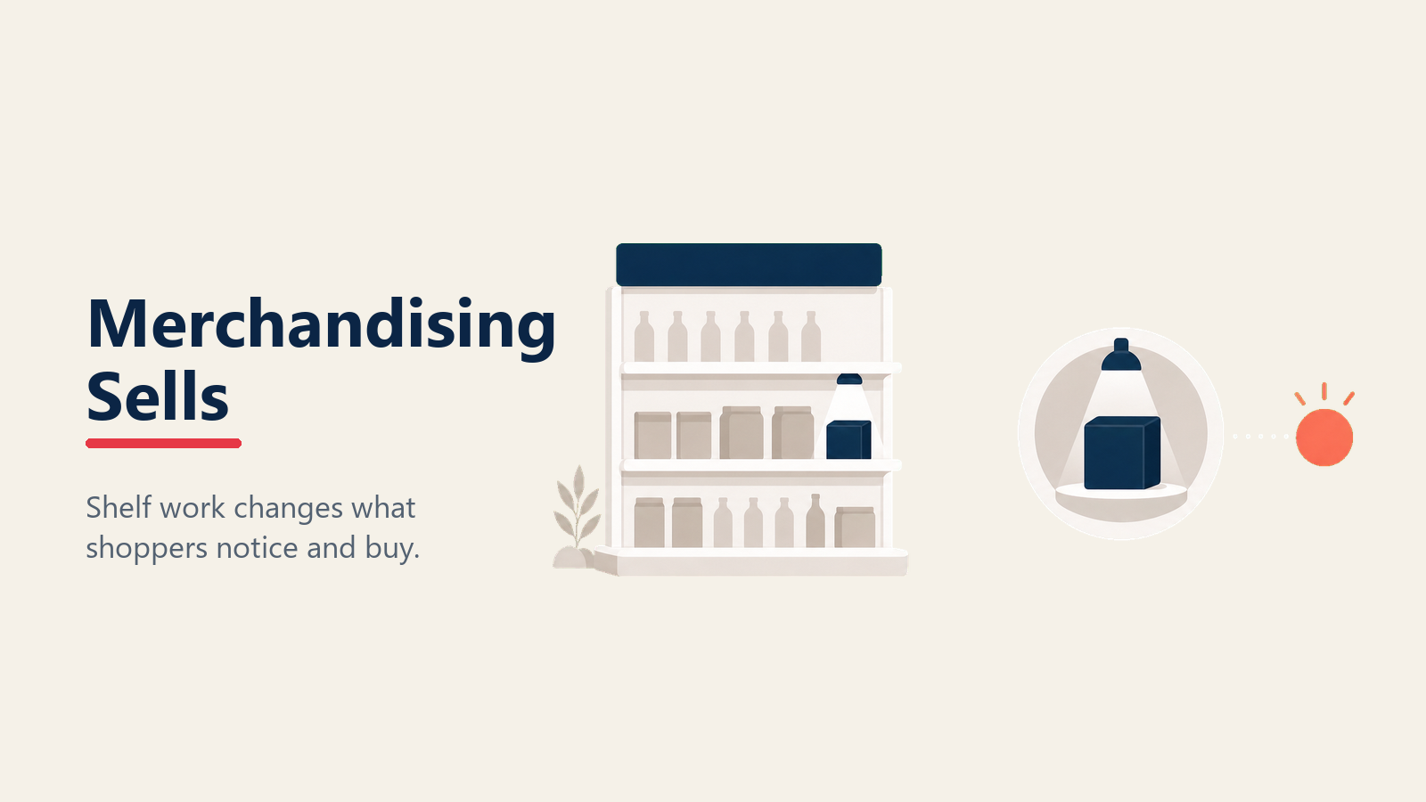 In-store merchandising as a selling act in FMCG