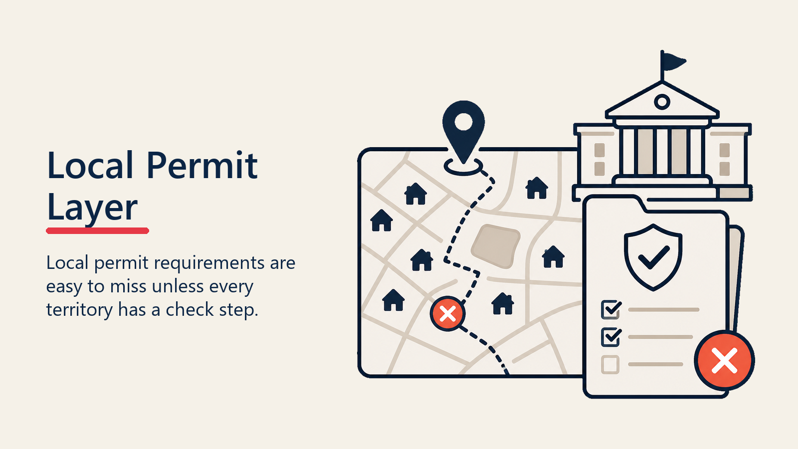 Local D2D Solicitation Permits shown as municipal permit layers