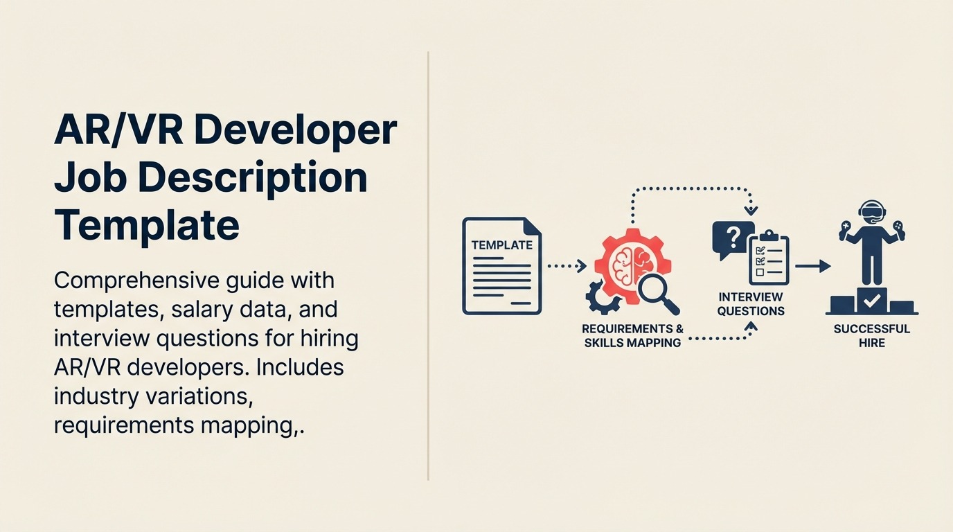 AR/VR Developer Job Description illustrated with spatial development rig