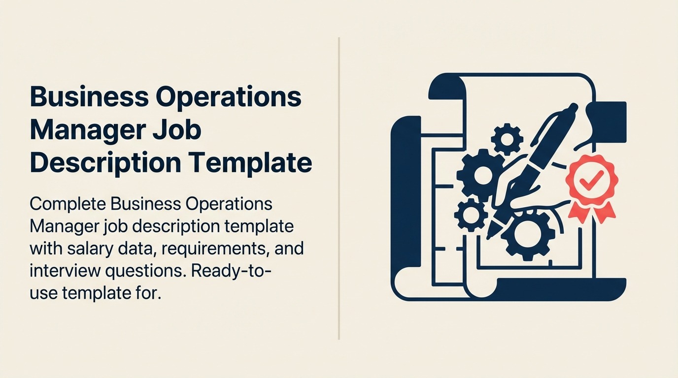 Business Operations Manager Job Description with strategy compass driving an operations flywheel