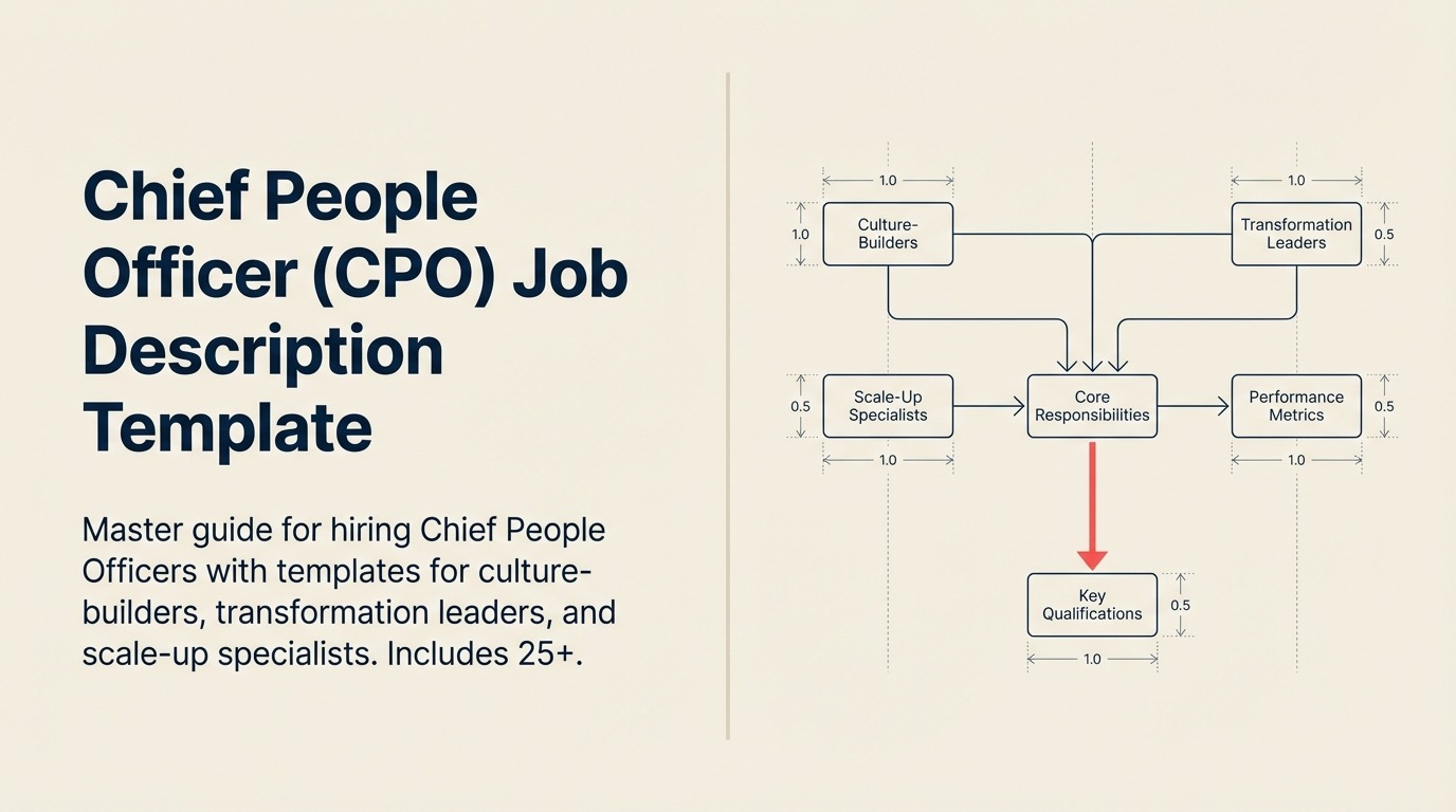 Chief people officer job description shown as a people strategy compass