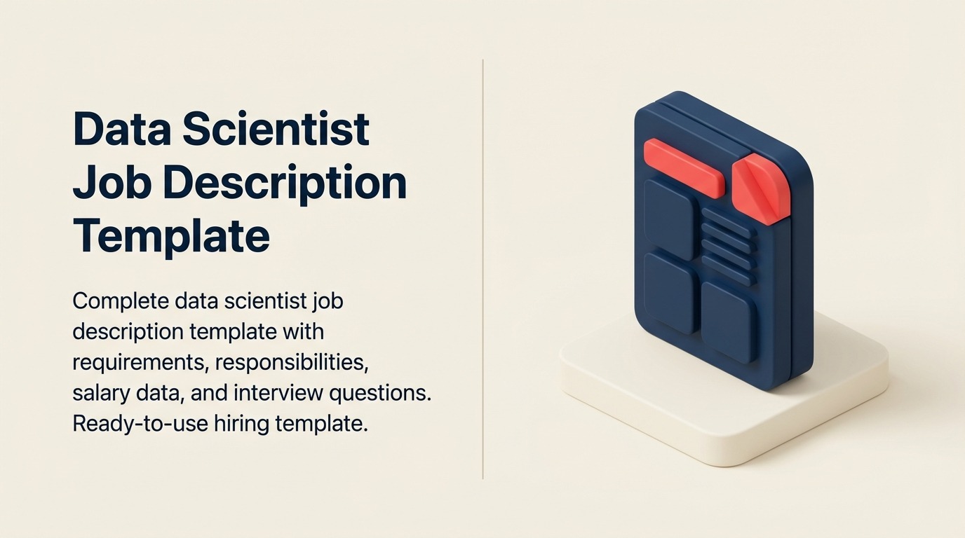 Data Scientist job description represented by an analytical lens turning data fragments into a clear business insight