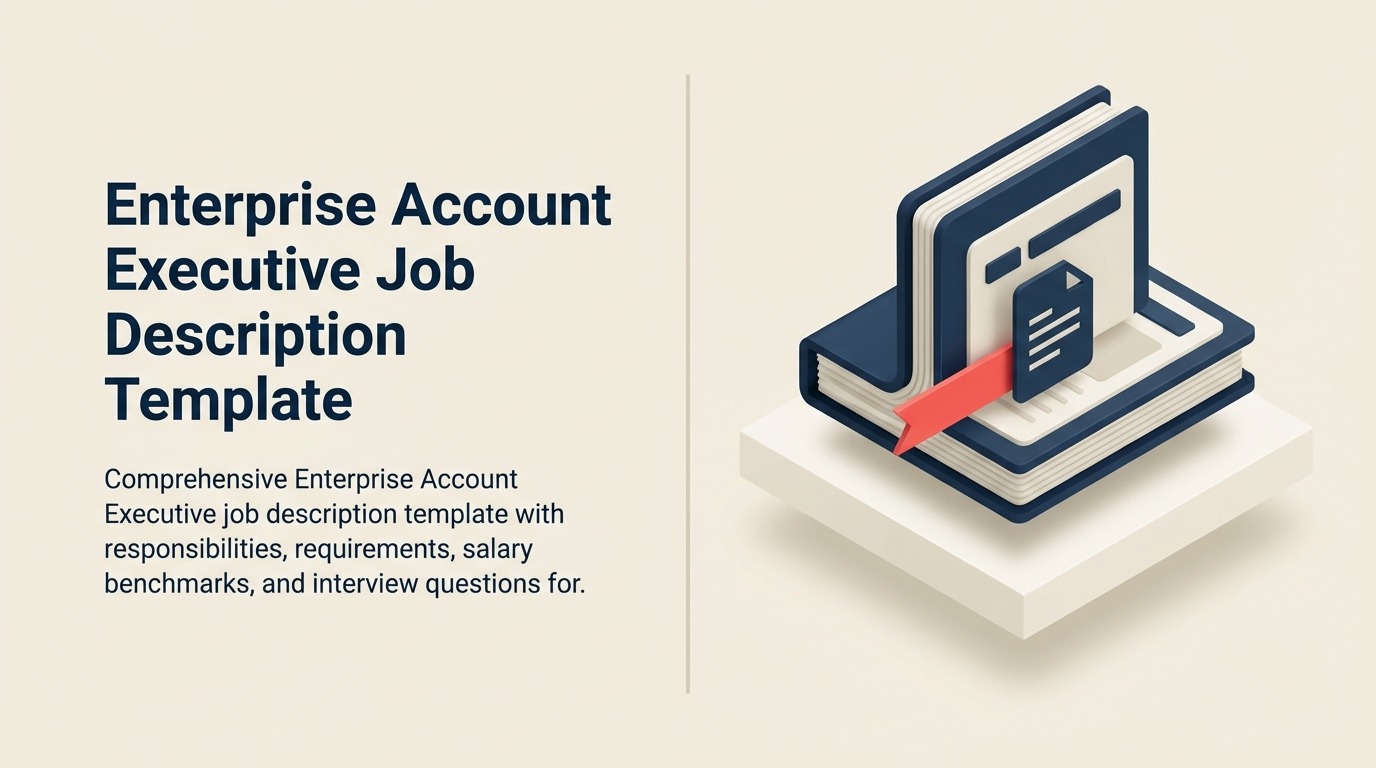 Enterprise Account Executive job description shown as a key opening a complex multi-stakeholder account