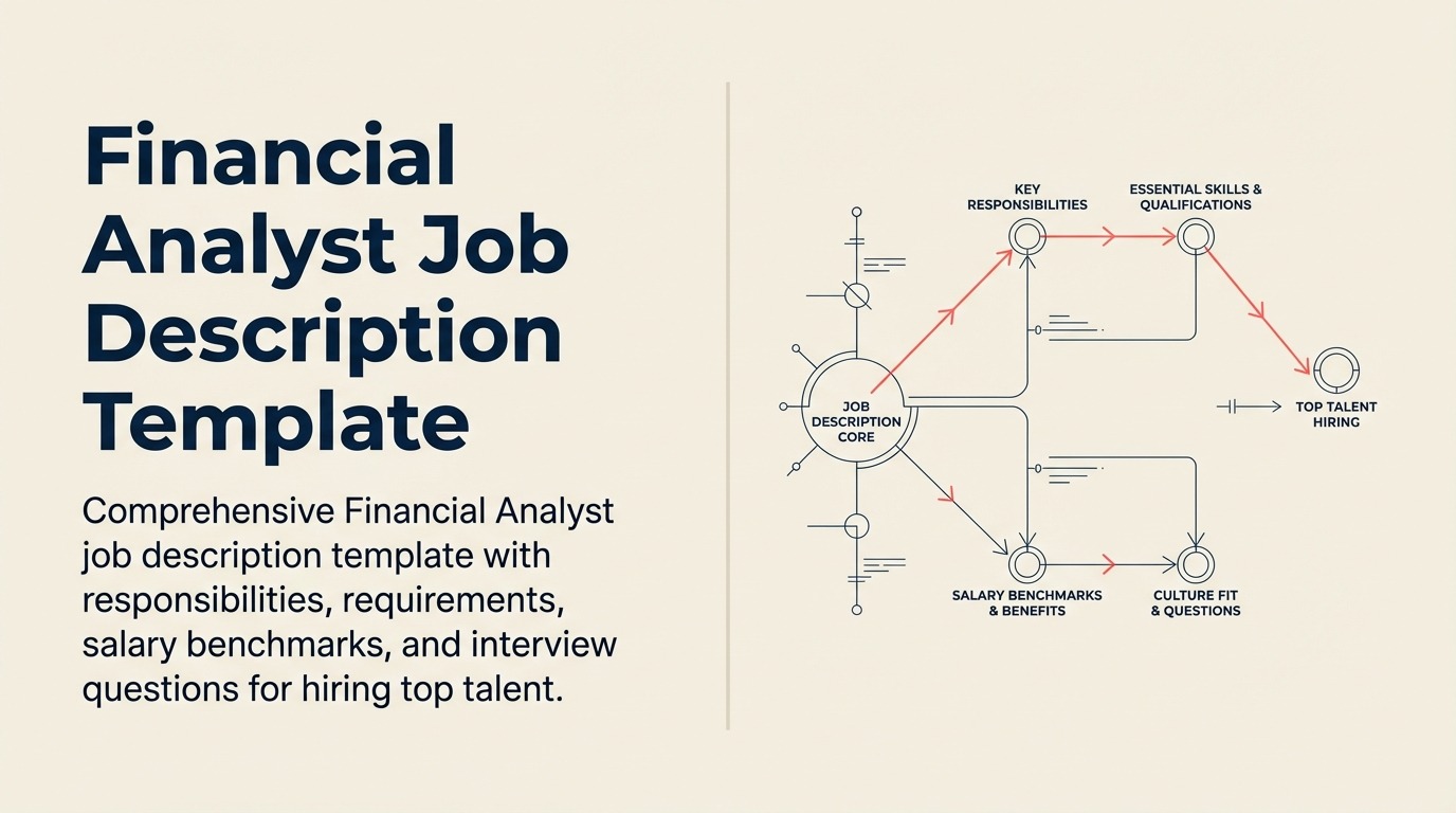 Financial Analyst Job Description illustrated with financial decision prism