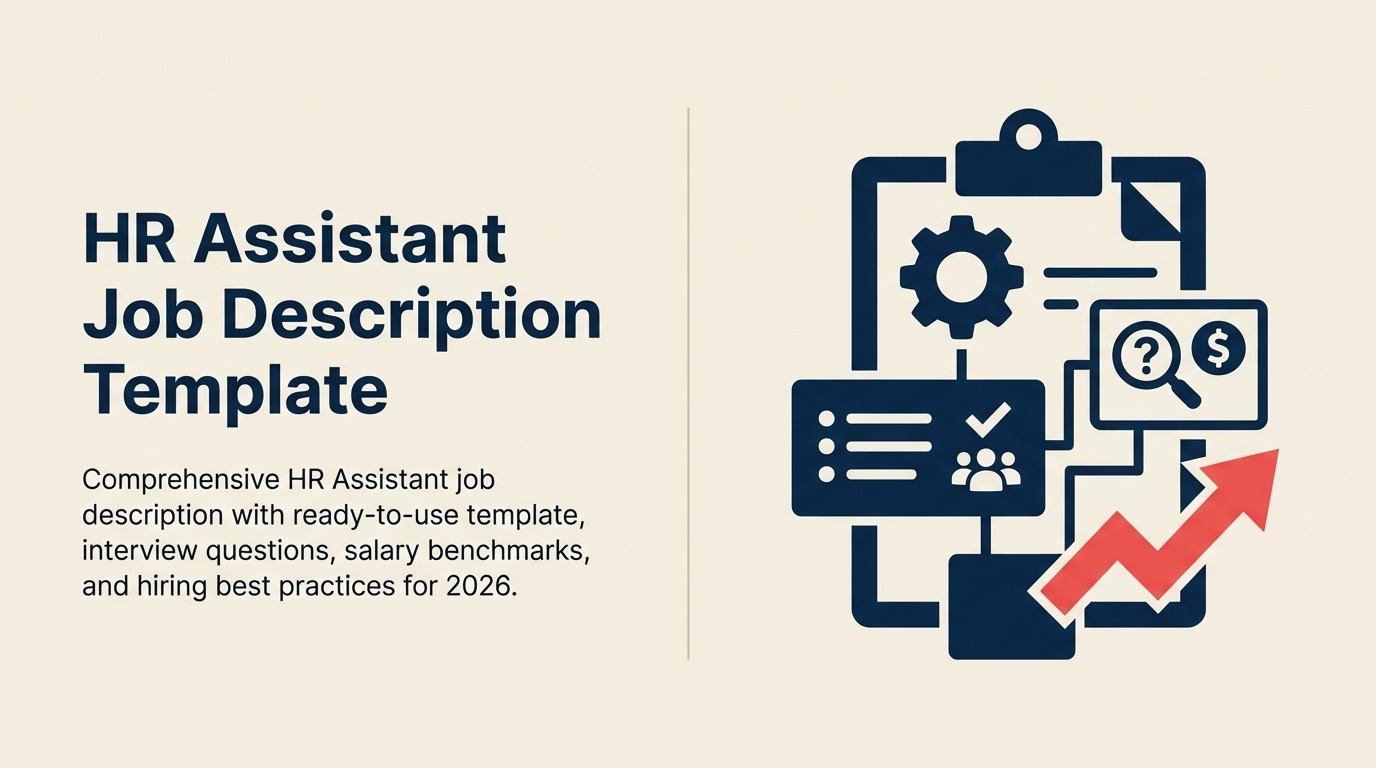 HR Assistant Job Description shown as people operations organizer
