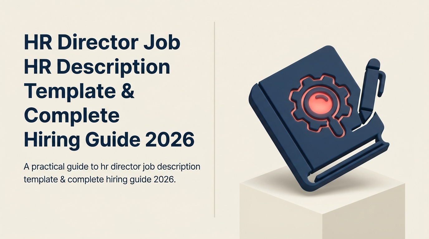 HR director job description with a bridge linking executive strategy, employees, policy, and talent growth