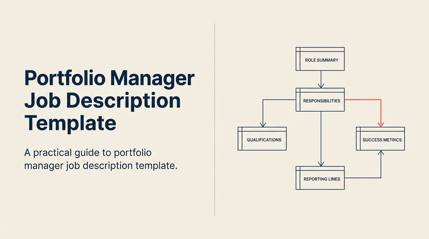 Portfolio Manager Job Description shown as balanced asset mobile