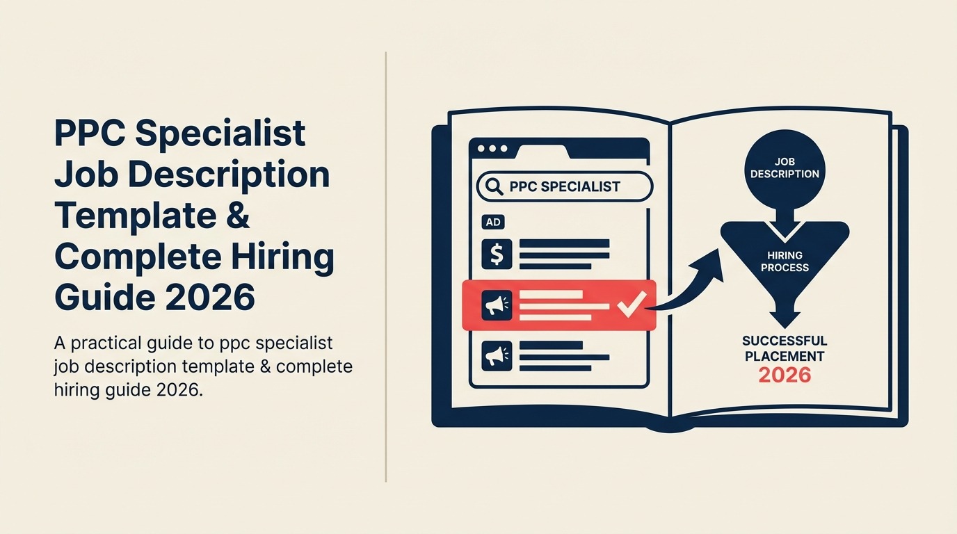PPC specialist job description illustrated by paid search intent passing through campaign controls to a qualified audience