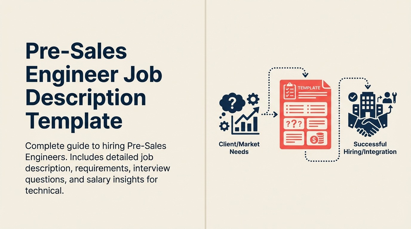 Panduan deskripsi pekerjaan pre-sales engineer