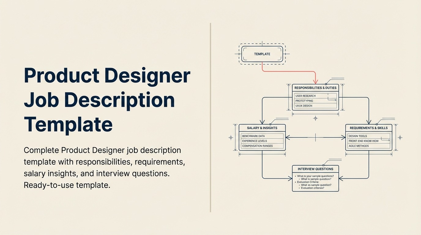 Product Designer Job Description illustrated as user lens transforming product seed