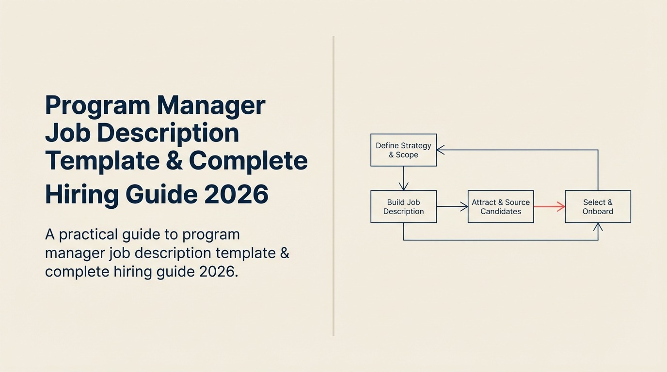 Program Manager Job Description illustrated with program constellation
