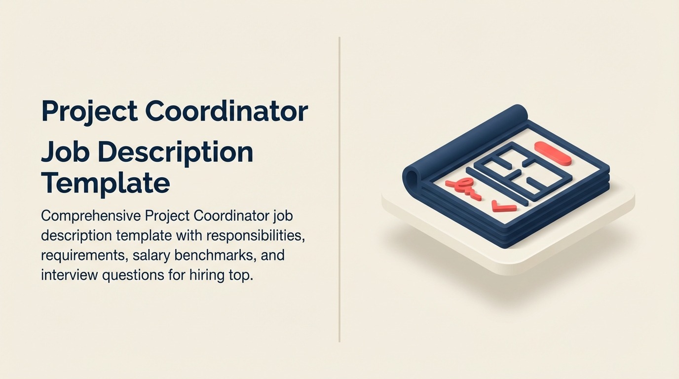 Project Coordinator Job Description with a conductor hub synchronizing timelines, documents, and deliverables