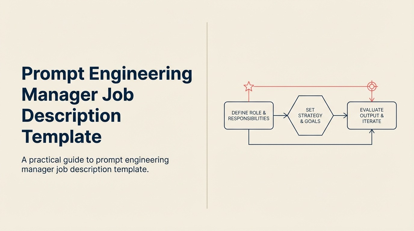 Prompt Engineering Manager job description shown as a conductor tuning model interactions