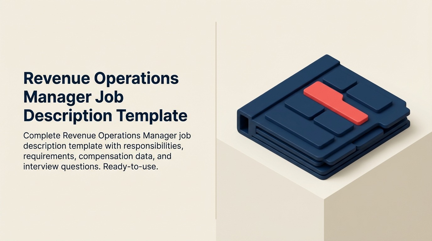 Revenue Operations Manager job description shown as sales, marketing, and customer success joining one revenue flywheel
