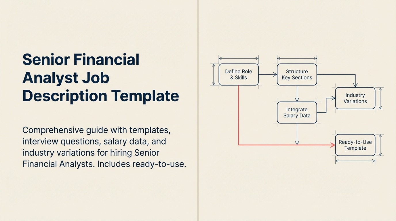 Senior Financial Analyst job description illustrated by a financial observatory turning statements and forecasts into executive insight