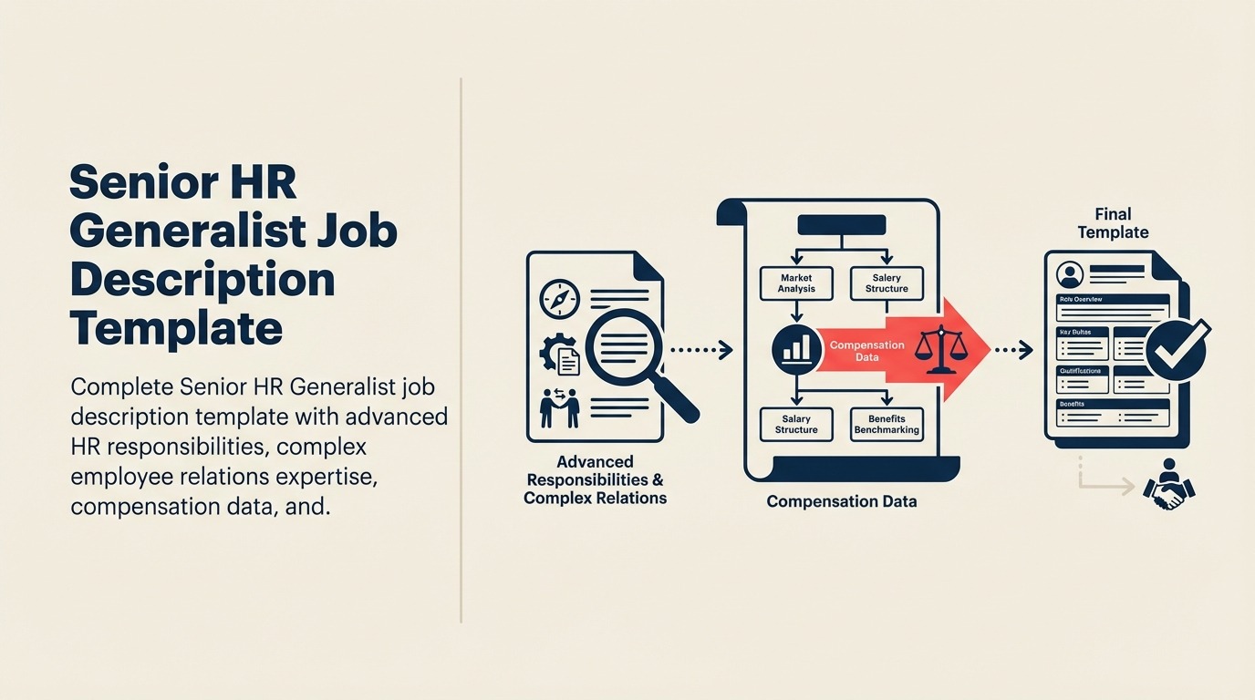 Senior HR Generalist job description illustrated by a people bridge grounded in policy and leadership guidance
