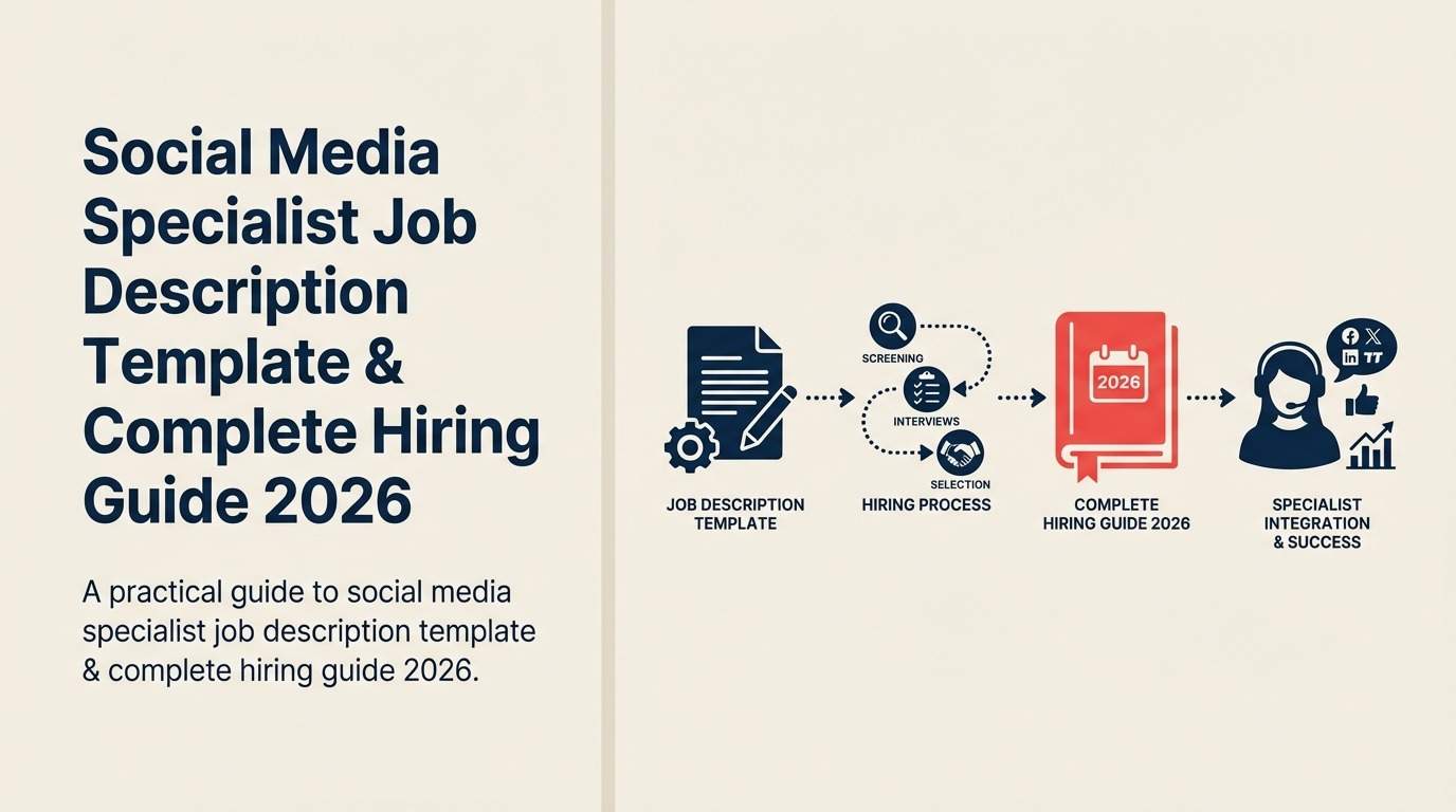 Social Media Specialist job description illustrated by a brand content seed growing into channel stories and community feedback