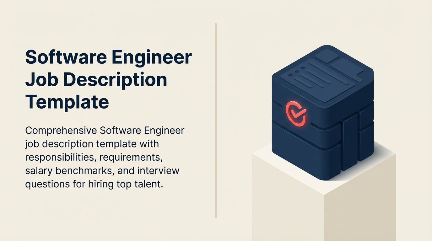 Software Engineer Job Description illustrated with software lifecycle engine