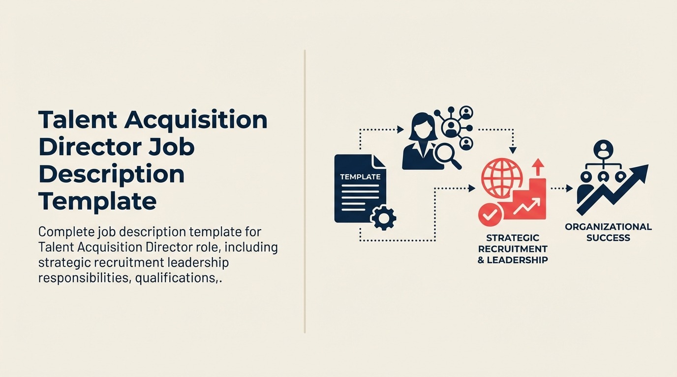 Talent Acquisition Director Job Description illustrated with talent strategy bridge