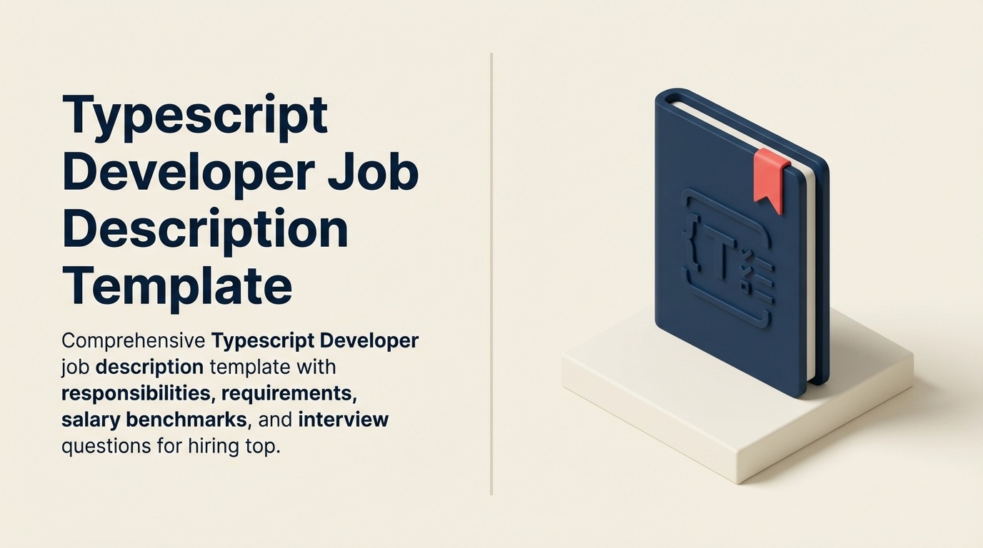 TypeScript Developer Job Description illustrated with type-checking gate catching an unsafe shape before a valid token enters an application bridge